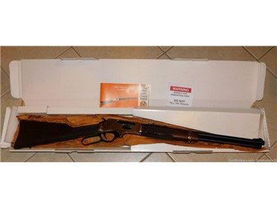 Henry 38-55 Winchester Side Gate Lever Action Engraved Checkering Rifle