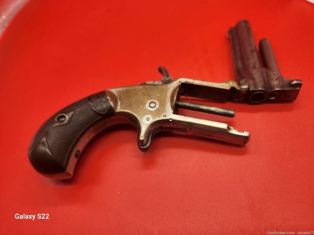 Antique Marlin XXX 1872 Picket Pistol 30 Rimfire-img-7