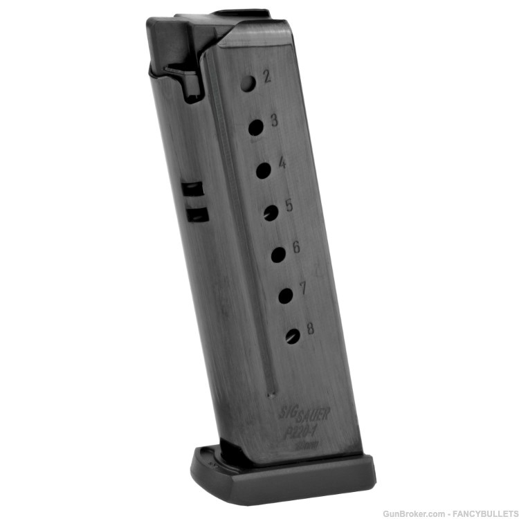 Sig Sauer, Magazine, 10MM, 8 Rounds, Fits P220, Stainless-img-0