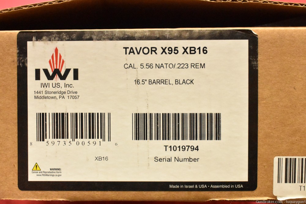 IWI Tavor X95 5.56 XB16 16.5" 5.56 Tavor-X95-img-19