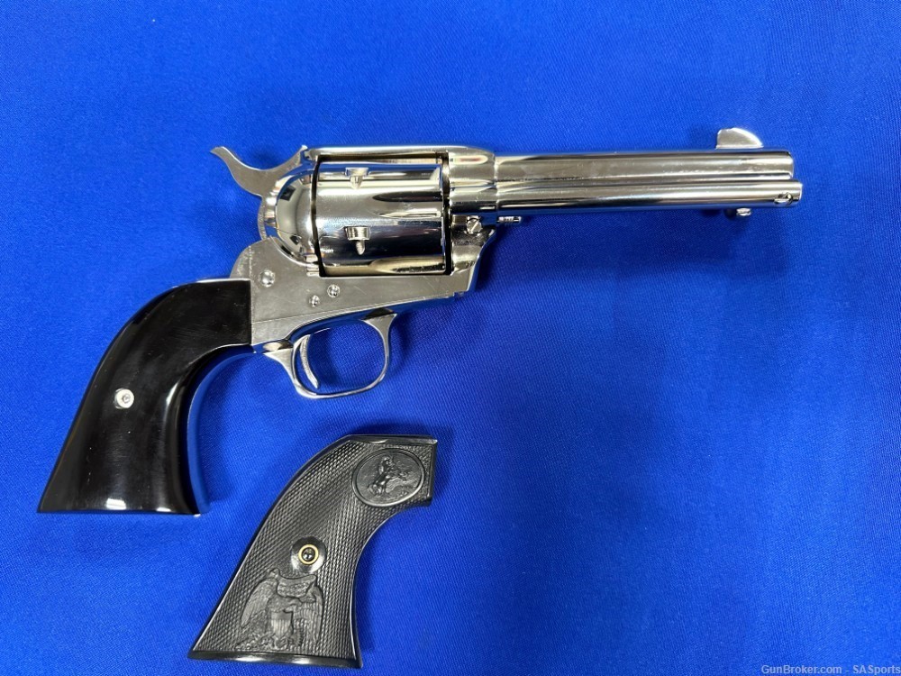 Colt Single Action Army 4.75” Bright Nickel, .357 Magnum-img-9