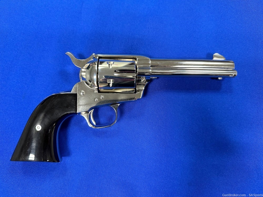 Colt Single Action Army 4.75” Bright Nickel, .357 Magnum-img-1