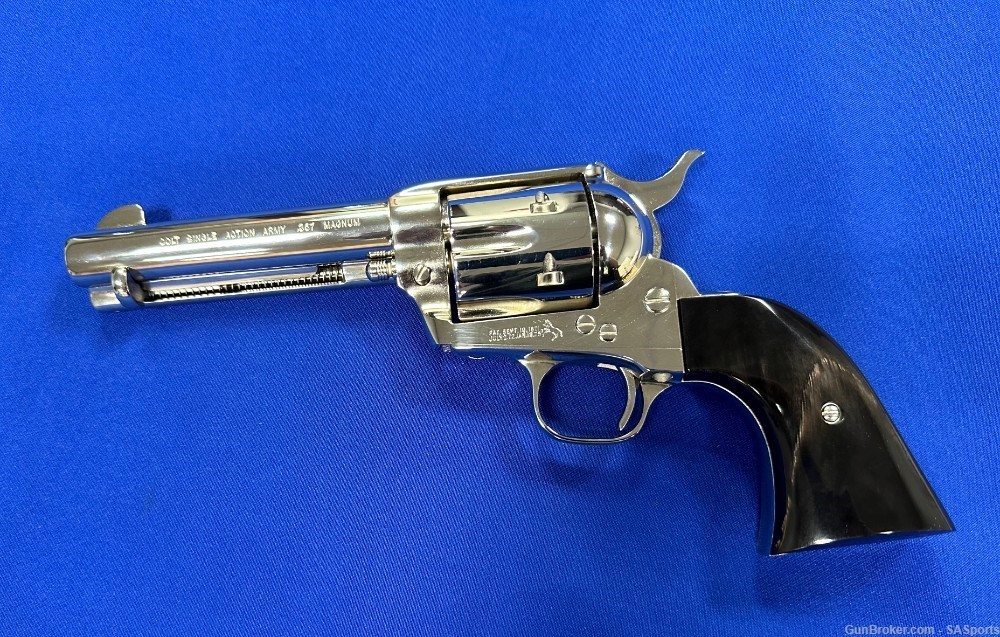 Colt Single Action Army 4.75” Bright Nickel, .357 Magnum-img-2