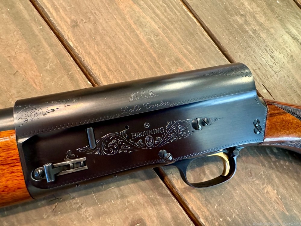 Vintage Browning 12g light twelve A5 shotgun 12 gauge late 60’s manufacture-img-6