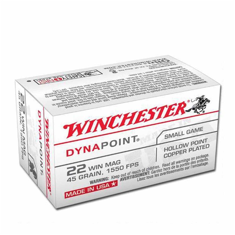 Winchester 22 Mag 45gr DYNA PT 50-BOX-img-0