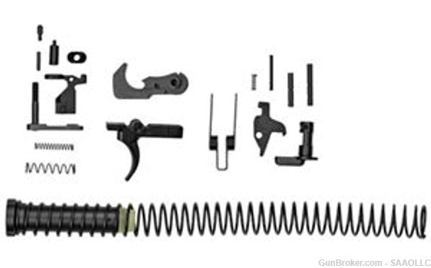 KE Arms Kp-15 Mil-Spec Lower Parts Kit - Includes Carbine Buffer & Spring -img-0