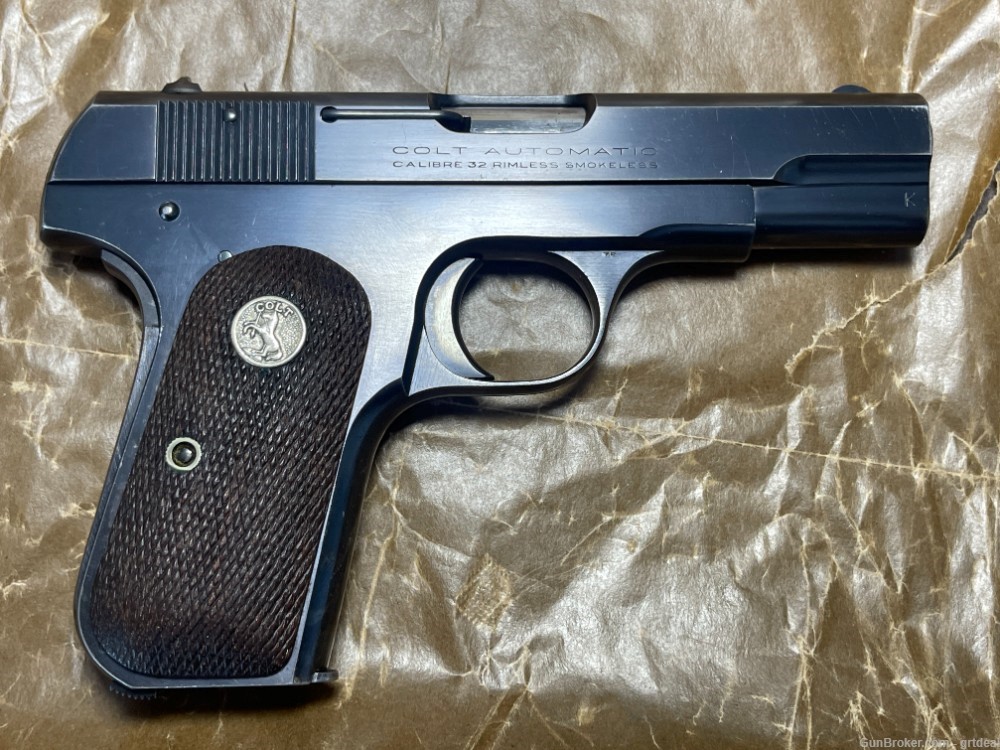 Colt 1903  hammerless 32acp 1937 manufacture Type IV-img-0