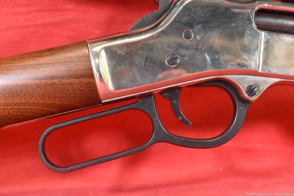 Henry Big Boy Silver 44 Mag H006S Octagon Rifle Scope Nickel Plated Big-Boy-img-8