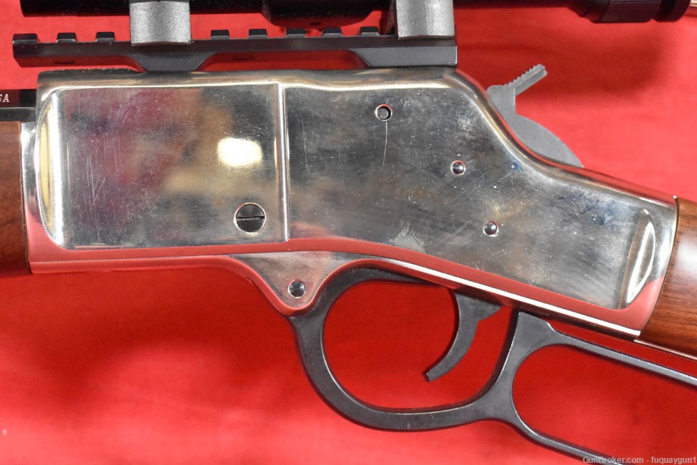 Henry Big Boy Silver 44 Mag H006S Octagon Rifle Scope Nickel Plated Big-Boy-img-12
