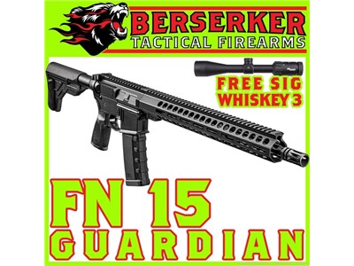 BATTLE-PROVEN FN15 Guardian 5.56MM 16" 30+1 - FREE Sig Sauer WHISKEY3