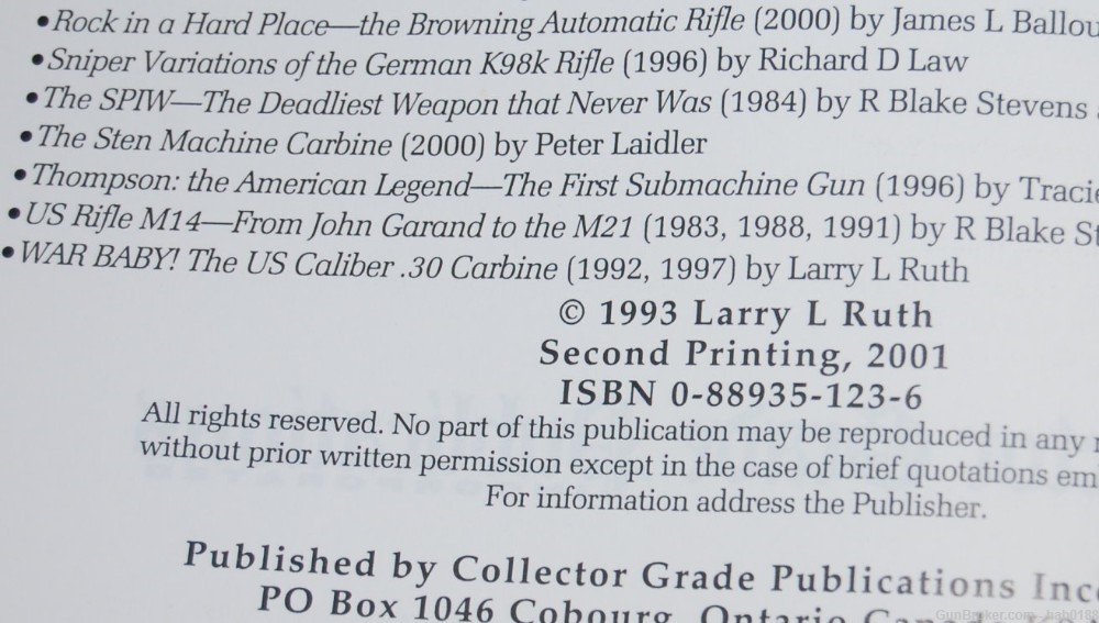War Baby! The US Caliber 30 Carbine by Larry L Ruth Volume 2 2001-img-2