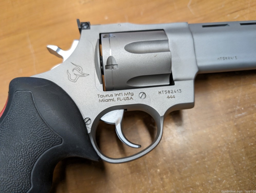 Taurus Raging Bull 44 Mag 8 3/8" Barrel model 444 6 shot revolver -img-16