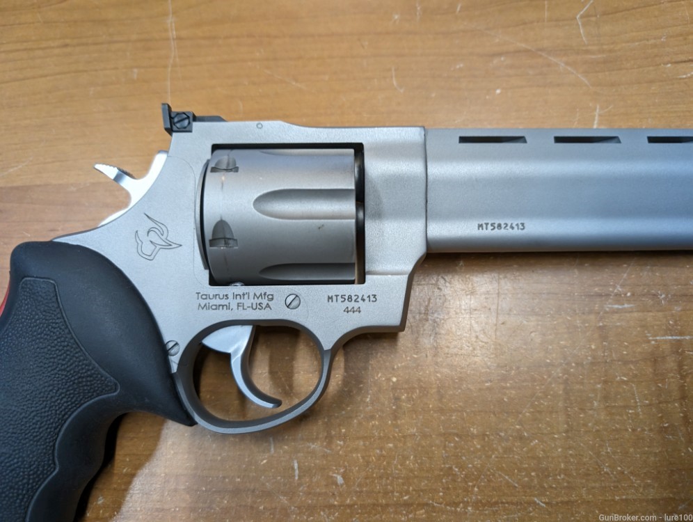 Taurus Raging Bull 44 Mag 8 3/8" Barrel model 444 6 shot revolver -img-8