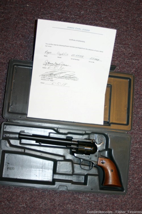 Ruger Single Six    .22 WMR  Owned by James Earl Jones  with Certificate-img-5