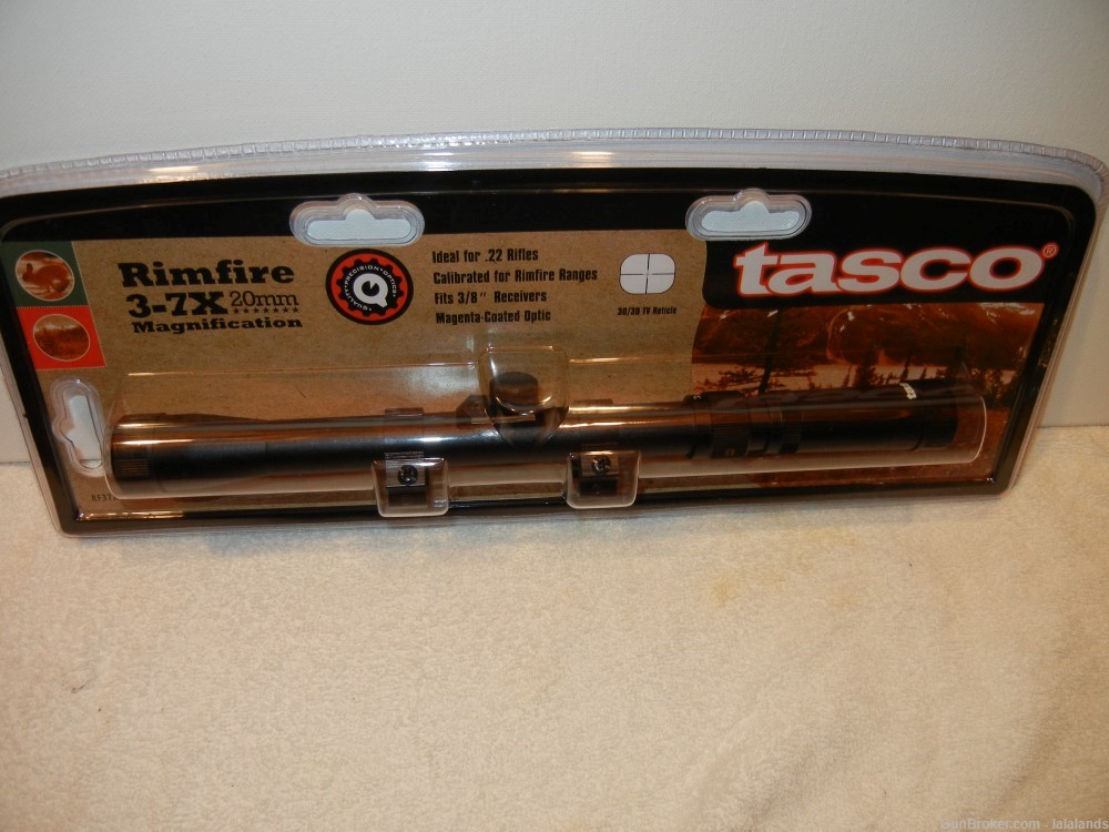 Tasco Rimfire 3-7x20mm riflescope.-img-0