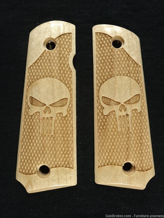 -Maple Punisher #2 Grips for Browning 1911-22 1911-380 Grips-img-1