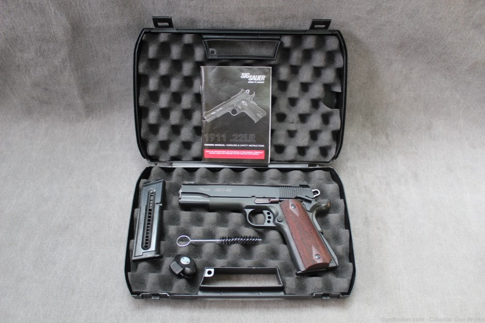 Sig Sauer 1911-22, 22 L.R. Made in Germany, In Box-img-0