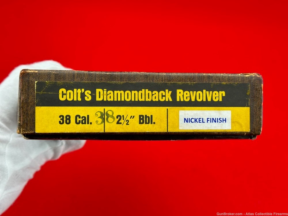 1966 Colt Diamondback 2 1/2" Nickel 38 Special |*FIRST YEAR PRODUCTION*|-img-20