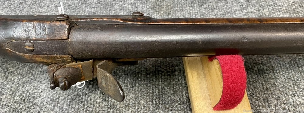 Jaeger Pennsylvania Full Stock Flint Lock Rifle huge 46” barrel NR! Penny!-img-14