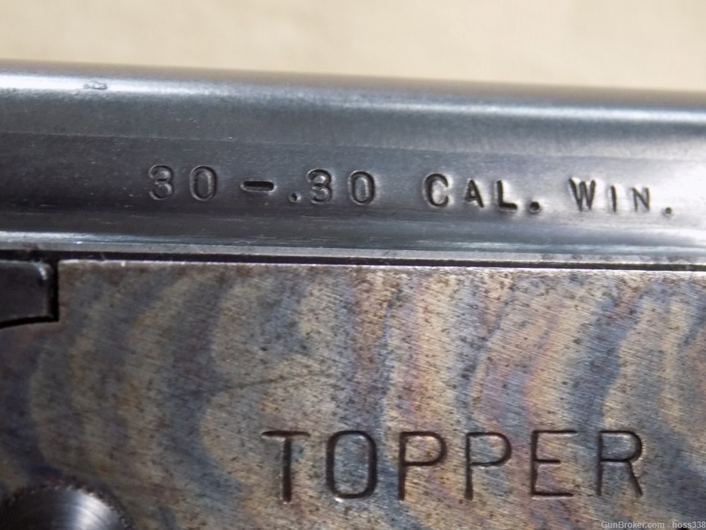 H&R Topper 158. 30-30 Win, Single Shot Rifle 22" BBL-img-20
