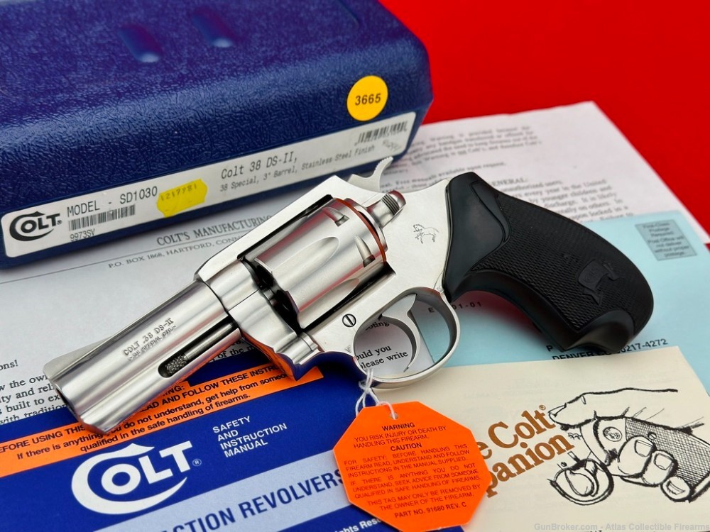 1998 Colt DS-II "Detective Special" Stainless 38 SPL |*RARE 3" BARREL*| NIB-img-0