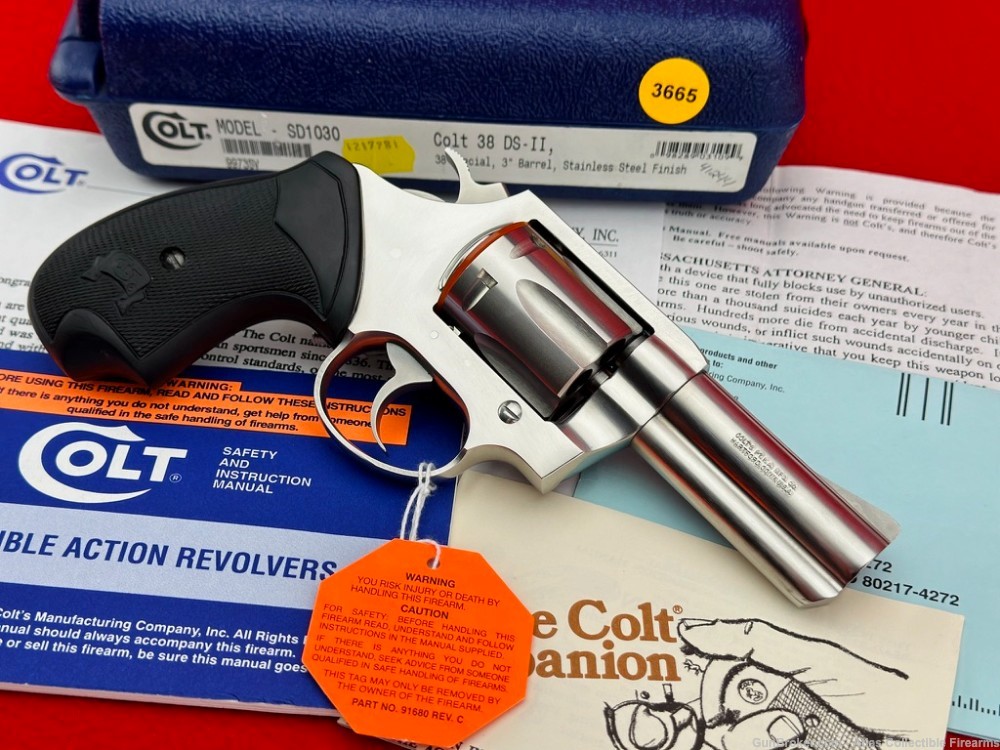 1998 Colt DS-II "Detective Special" Stainless 38 SPL |*RARE 3" BARREL*| NIB-img-5
