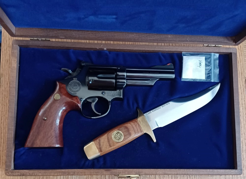 Smith & Wesson 19-3 "Texas Ranger Commemorative" .357 Mag 4" Revolver-img-0