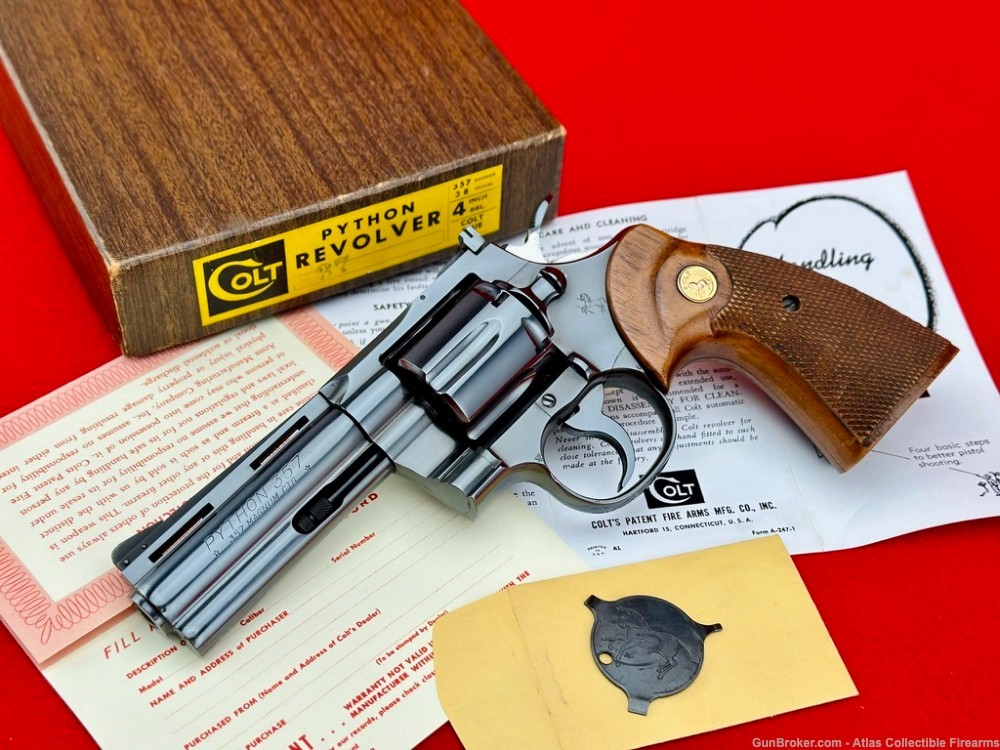 CLASSIC 1967 Colt Python 6" Royal Blue 357 Magnum |*RARE 2ND GENERATION*|-img-0