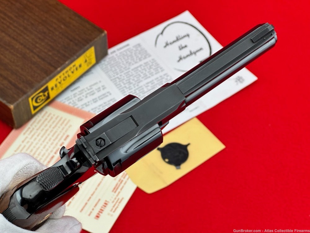 CLASSIC 1967 Colt Python 6" Royal Blue 357 Magnum |*RARE 2ND GENERATION*|-img-9