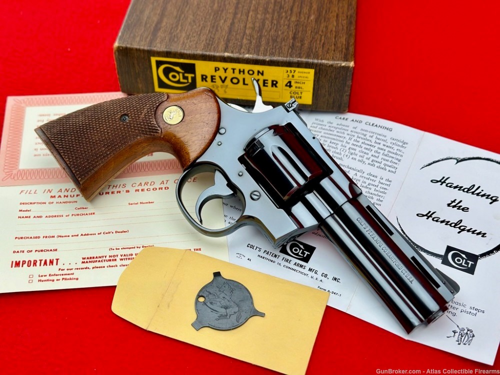 CLASSIC 1967 Colt Python 6" Royal Blue 357 Magnum |*RARE 2ND GENERATION*|-img-5