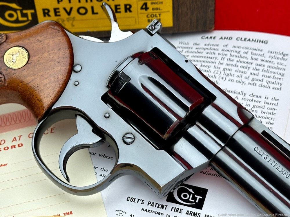 CLASSIC 1967 Colt Python 6" Royal Blue 357 Magnum |*RARE 2ND GENERATION*|-img-7