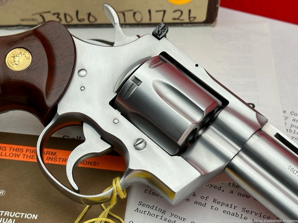 FIRST YEAR 1983 Colt Python 6" 357 Magnum |*EARLY BRUSHED STAINLESS*|NIB!-img-7