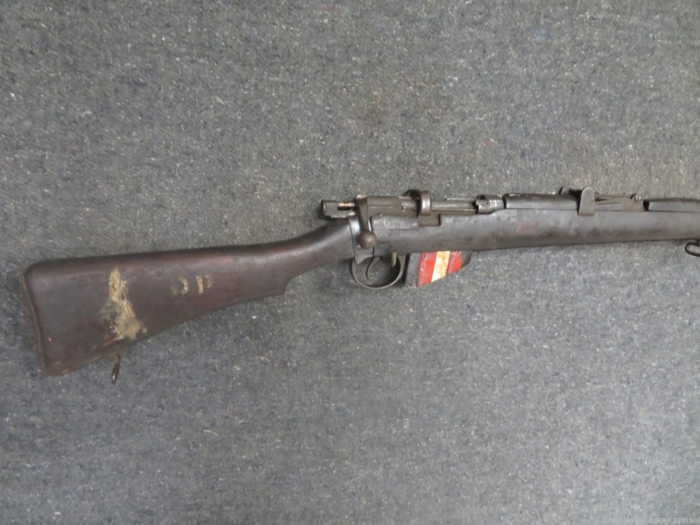 WWII INDIAN NO. I MK III* SMLE ENFIELD RIFLE W/ GRENADE LAUNCHING CUP-MATCH-img-1