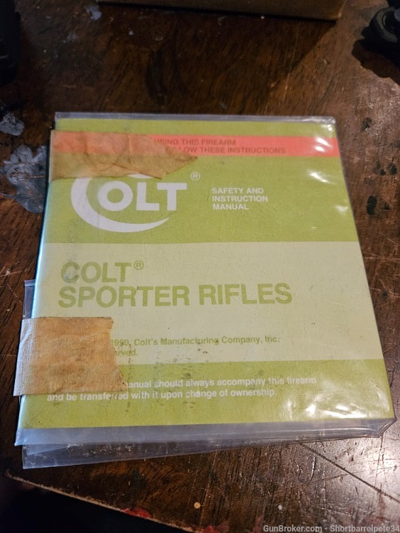 Colt ar15 sporter paperwork-img-0
