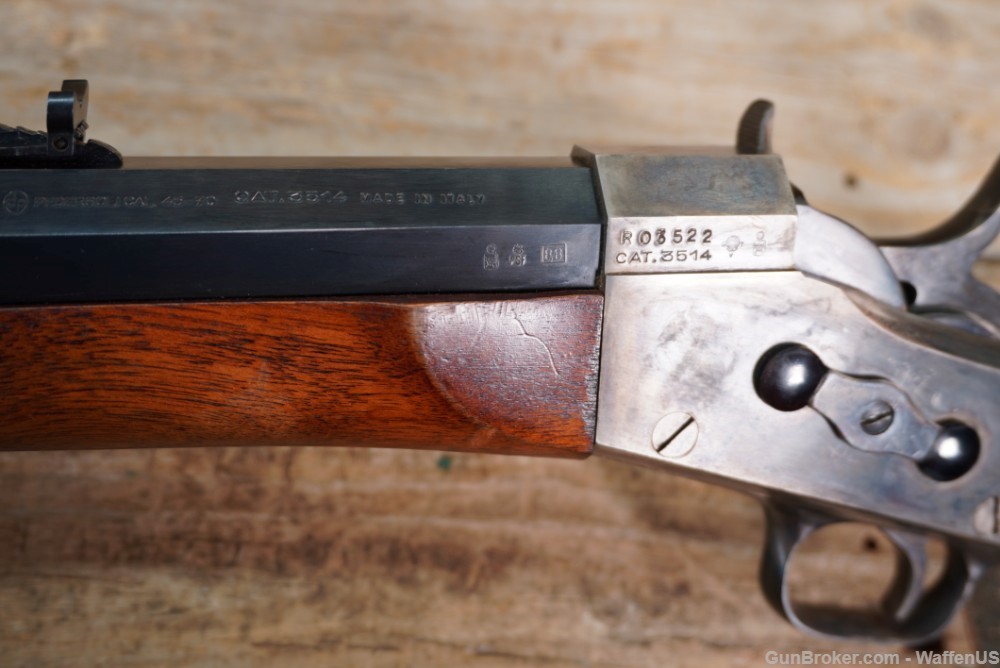 Pedersoli Remington Rolling Block .45-70 Creedmoor long range single shot -img-21