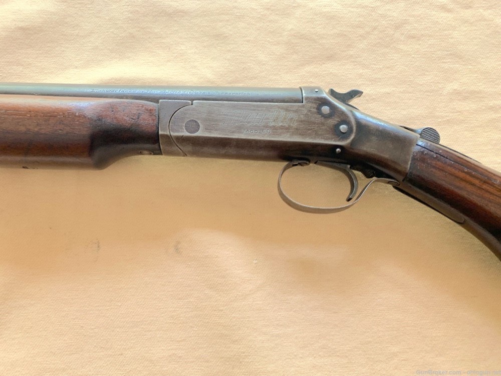 Marlin Model 60 single shot shotgun 12ga., 30" barrel, walnut stock-img-5