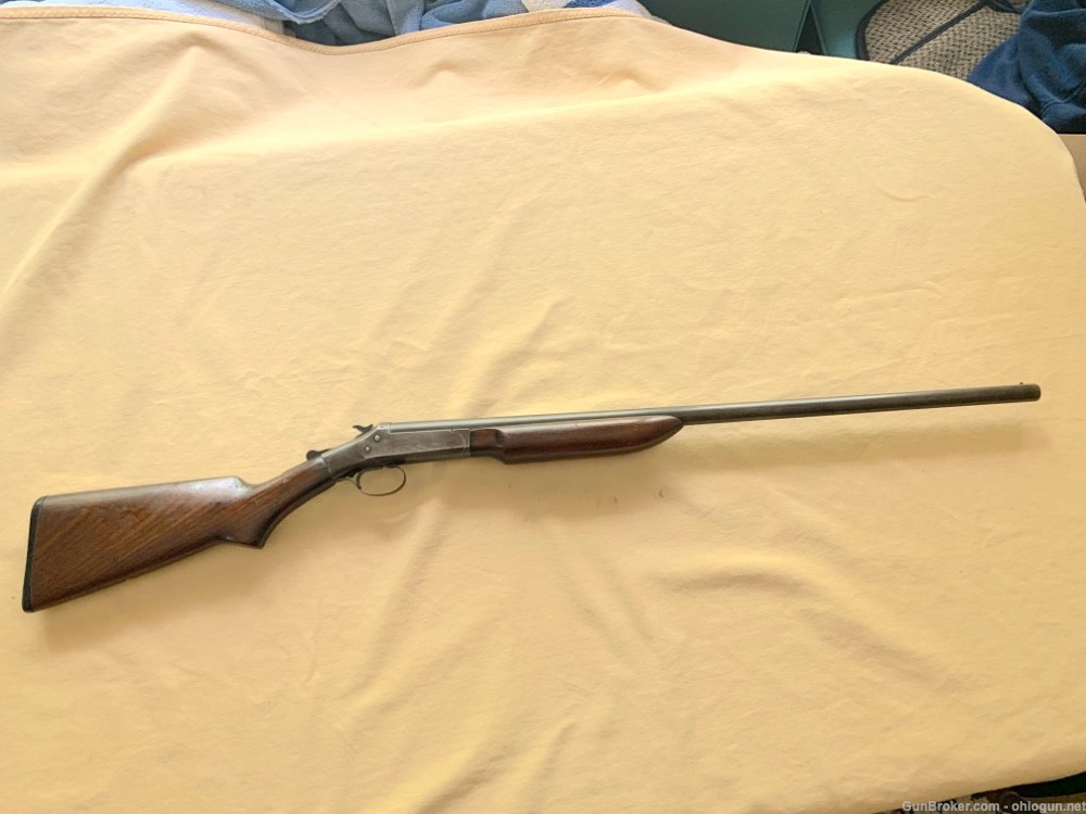 Marlin Model 60 single shot shotgun 12ga., 30" barrel, walnut stock-img-2
