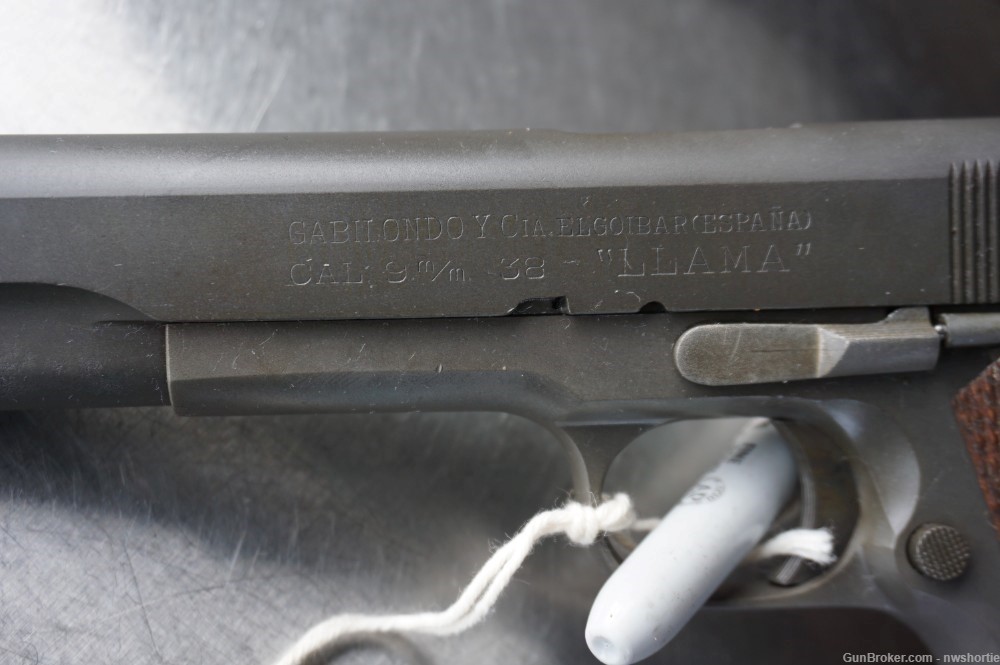 Llama Extra 1911 Colt 38 ACP 9mm Largo 5 inch -img-7