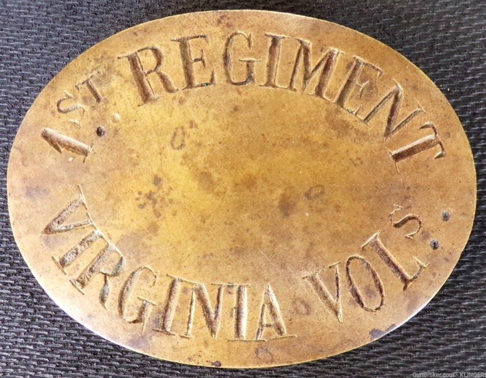 CIVIL WAR VIRGINIA Belt Plate Buckle -img-2