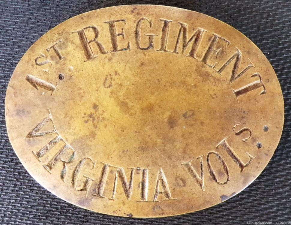 CIVIL WAR VIRGINIA Belt Plate Buckle -img-0
