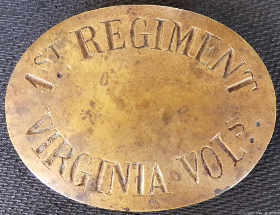 CIVIL WAR VIRGINIA Belt Plate Buckle -img-1
