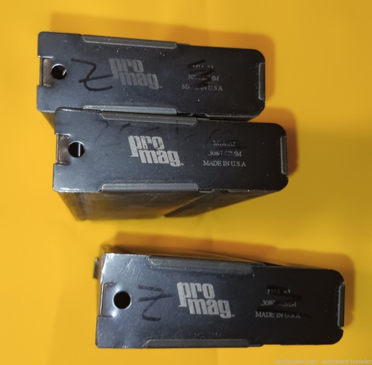 Three (3) converted Yugo Zastava M77 mags (from ProMags M1A to M77)  .308-img-4