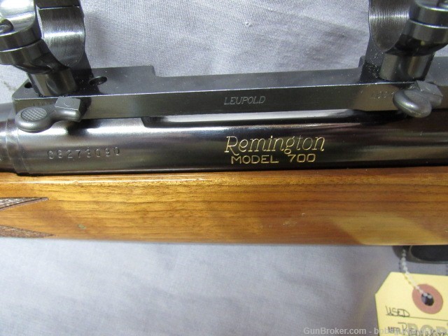 Remington Model 700 Classic 35 Whelen MFG 1988 w/ Leupold Base & Rings-img-25