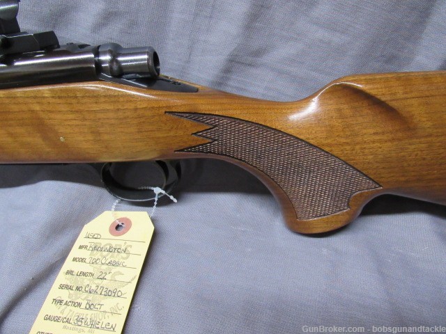 Remington Model 700 Classic 35 Whelen MFG 1988 w/ Leupold Base & Rings-img-21