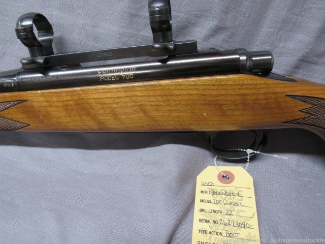 Remington Model 700 Classic 35 Whelen MFG 1988 w/ Leupold Base & Rings-img-22