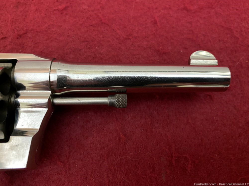 Excellent 1st issue Colt Police Positive .38 Special Nickel 4" made in 1911-img-18