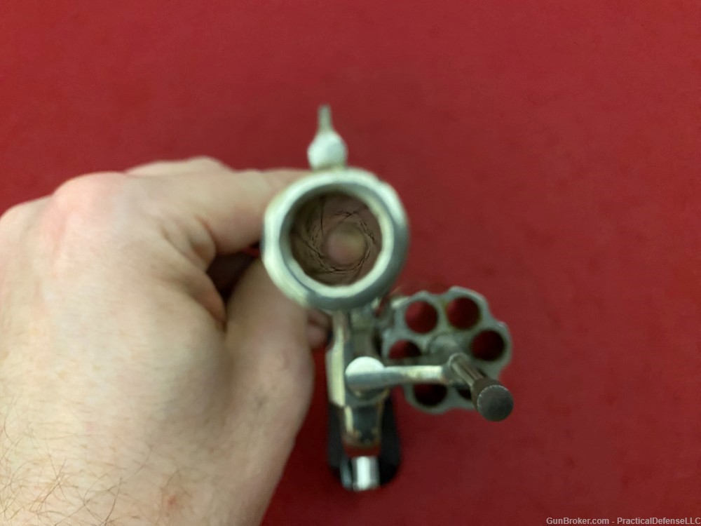 Excellent 1st issue Colt Police Positive .38 Special Nickel 4" made in 1911-img-77