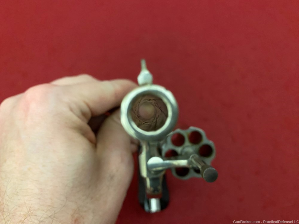 Excellent 1st issue Colt Police Positive .38 Special Nickel 4" made in 1911-img-75