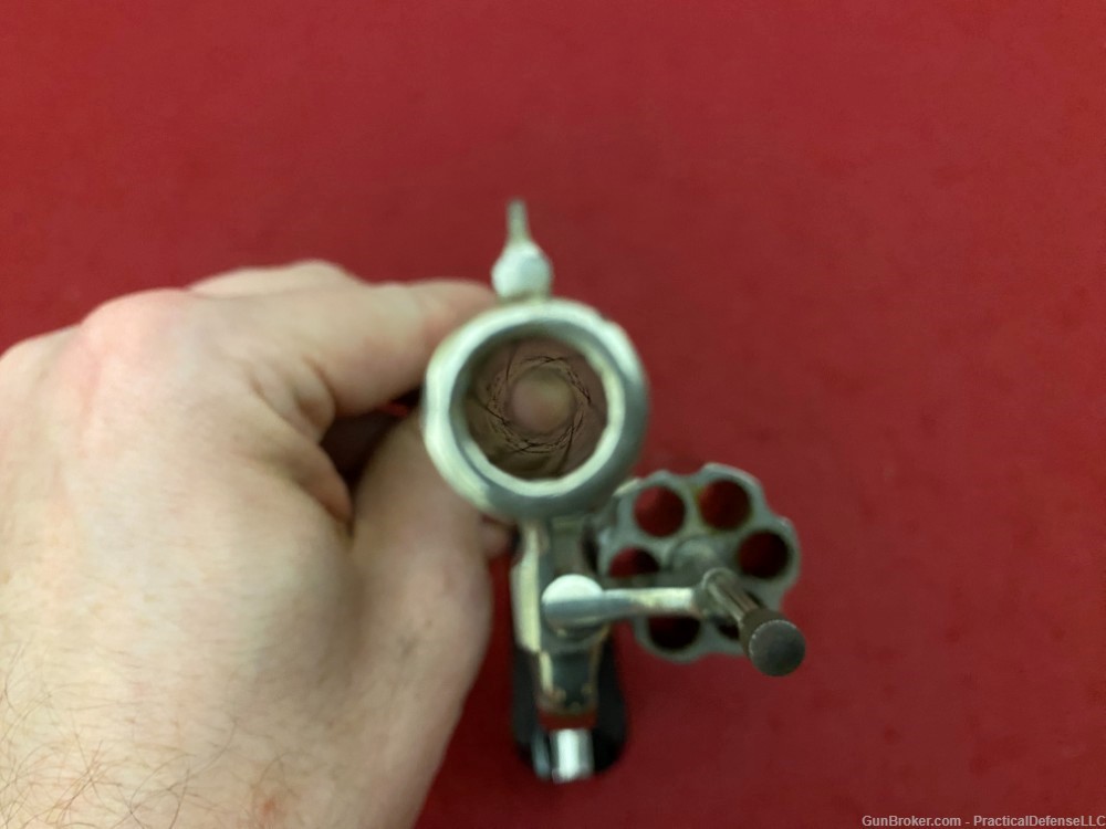 Excellent 1st issue Colt Police Positive .38 Special Nickel 4" made in 1911-img-76