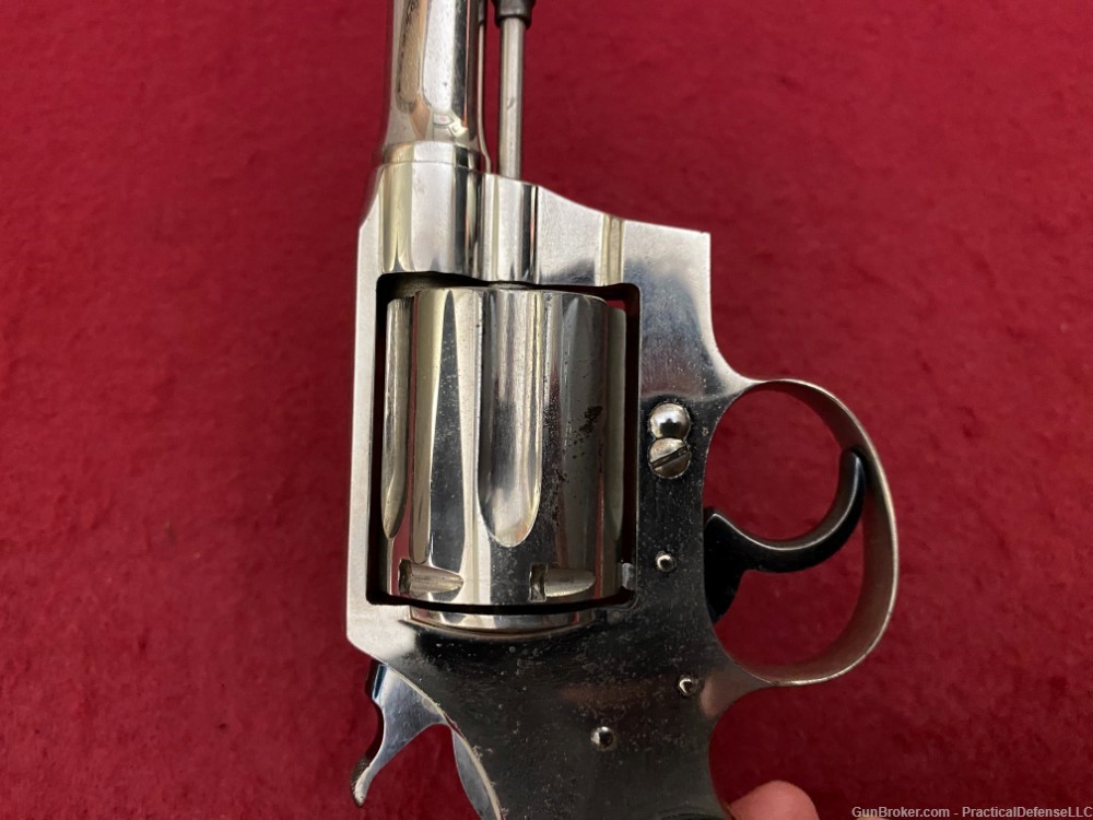 Excellent 1st issue Colt Police Positive .38 Special Nickel 4" made in 1911-img-24